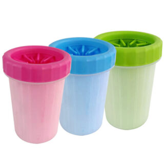 Dog Paw Cleaner Cup with Soft Silicone Brush